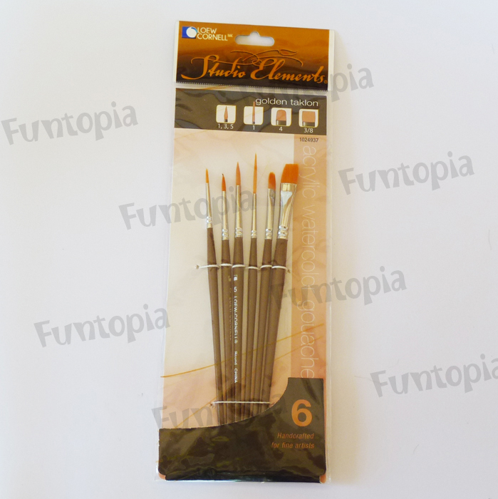 Loew Cornell Studio Elements 1024937 6x Brush Set