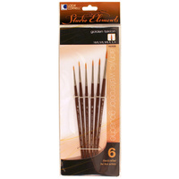 Loew Cornell 6pk Round Brush Set - 1024925 