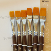 Loew Cornell Studio Elements 1024943, 6x Flat Brush Set