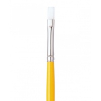 Loew Cornell - 796 Series - White Nylon Shader/Flat Brush - No. 10
