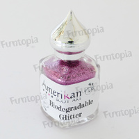 Amerikan Body Art Biodegradable Glitter 15ml - Pink Sapphire  0.008" hex