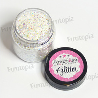 ABA Chunky Glitter 30ml - Holographic White