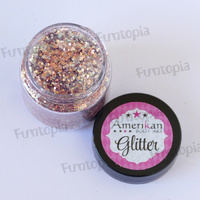 ABA Chunky Glitter 30ml - Tahitian Coral Glitter Blend