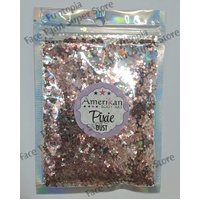 Amerikan Body Art Chunky Glitter Blend - Be Mine - Rose, Gold and Silver - 1oz (approx 28g)