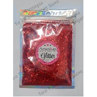 Amerikan Body Art Chunky Glitter Blend - Cosmos - Sapphire Red - 1oz (approx 28g)