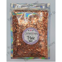 Amerikan Body Art Chunky Glitter Blend - Dry Pixie Dust - Halloween - Orange, Tangerine Blend - 1oz (approx 28g)