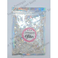 Amerikan Body Art Chunky Glitter Blend - Holographic White Chunky Blend - 1oz (approx 28g)