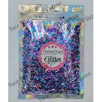 Amerikan Body Art Chunky Glitter Blend - Magical Mystery - Pink, Purple, Blue - 1oz (approx 28g)