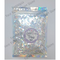 Amerikan Body Art Chunky Glitter Blend - Dry Pixie Dust - True Colours - Holographic White Blend - 1oz (approx 28g)