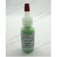 Amerikan Body Art Cosmetic Glitter - Electric Green, Neon UV Glow - 15ml Puffer Bottle (approx 12g)