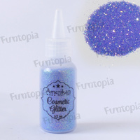 Amerikan Body Art Cosmetic Glitter - Electric Violet Blue, Neon UV Glow - 15ml Puffer Bottle (approx 12g)