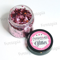 Amerikan Body Art Glitter 30ml - Pink Hearts
