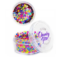 Art Factory Cosmetic Chunky Glitter 30ml Jar - Confetti UV Glow