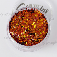 Art Factory Chunky Glitter 50ml - Copper Stars