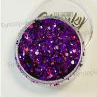 Art Factory Chunky Glitter 50ml Jar - Fierce (purples)