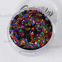 Art Factory Chunky Glitter 50ml Jar- Rainbow Pride