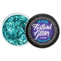 Art Factory Festival Glitter Gel 50ml Jar- Blue Lagoon
