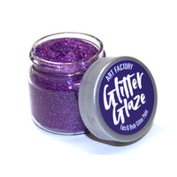 Art Factory Glitter Glaze - 1oz approx 29ml - Purple