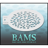 BAM Bad Ass Mini Stencil - 1001