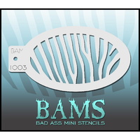 BAM Bad Ass Mini Stencil - 1003