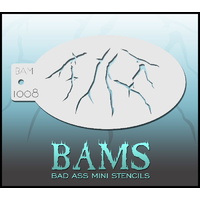 BAM Bad Ass Mini Stencil - 1008