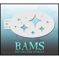 BAM Bad Ass Mini Stencil - 1015