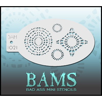 BAM Bad Ass Mini Stencil - 1021