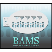 BAM Bad Ass Mini Stencil - 1026
