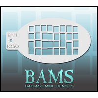 BAM Bad Ass Mini Stencil - 1030