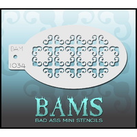 BAM Bad Ass Mini Stencil - 1034