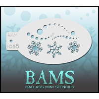 BAM Bad Ass Mini Stencil - 1038