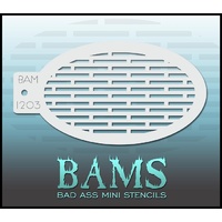 BAM Bad Ass Mini Stencil - 1203