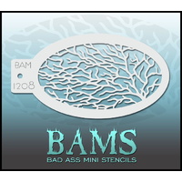 BAM Bad Ass Mini Stencil - 1208