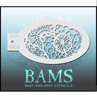 BAM Bad Ass Mini Stencil - 1303