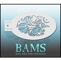 BAM Bad Ass Mini Stencil - 1305