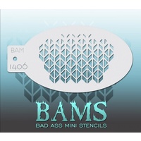 BAM Bad Ass Mini Stencil - 1406