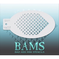 BAM Bad Ass Mini Stencil - 1407