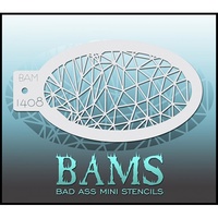 BAM Bad Ass Mini Stencil - 1408