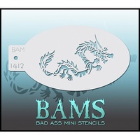 BAM Bad Ass Mini Stencil - 1412