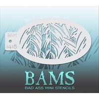 BAM Bad Ass Mini Stencil - 1418