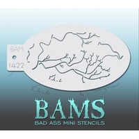 BAM Bad Ass Mini Stencil - 1422