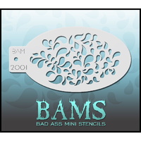 BAM Bad Ass Mini Stencil - 2001