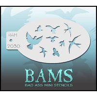 BAM Bad Ass Mini Stencil - 2030