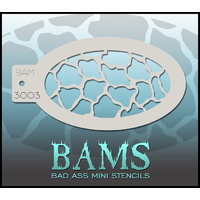BAM Bad Ass Mini Stencil - 3003