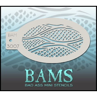 BAM Bad Ass Mini Stencil - 3007