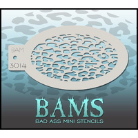 BAM Bad Ass Mini Stencil - 3014