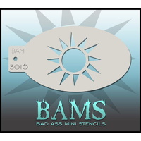 BAM Bad Ass Mini Stencil - 3016