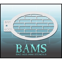 BAM Bad Ass Mini Stencil - 4001