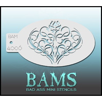 BAM Bad Ass Mini Stencil - 4006