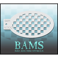 BAM Bad Ass Mini Stencil - 4009